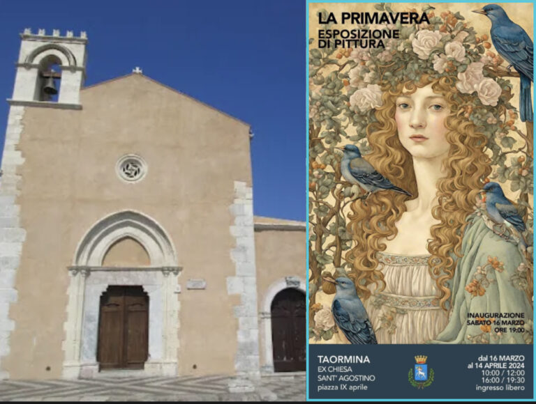 Al via a Taormina l’esposizione “La Primavera” Al via a Taormina l’esposizione “La Primavera”