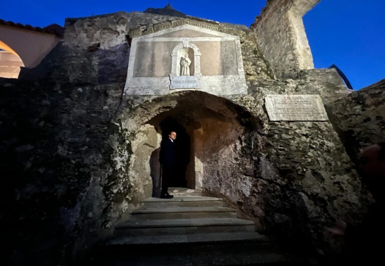 Il sindaco di Taormina in visita al Santuario di San Francesco da Paola