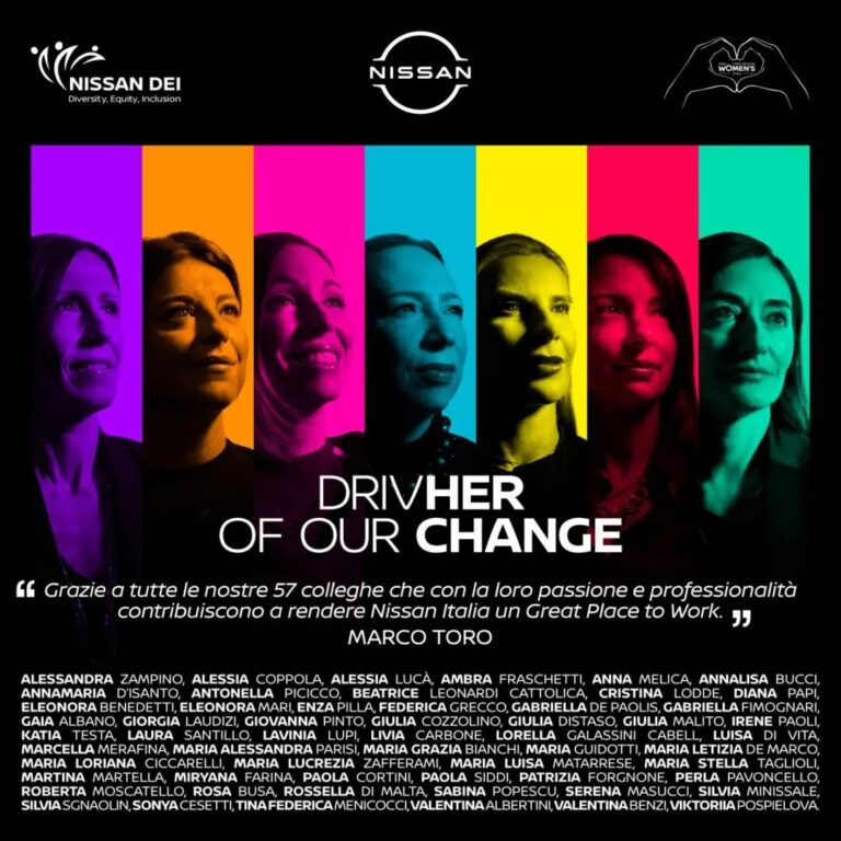 In Nissan Italia raggiunto il 35% di presenza femminile In Nissan Italia raggiunto il 35% di presenza femminile