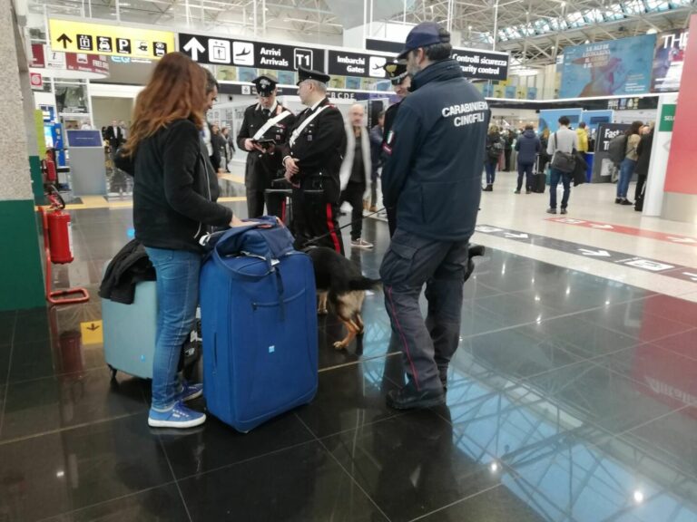 Pasqua, controlli in aeroporti: a Fiumicino denunciati 7 viaggiatori