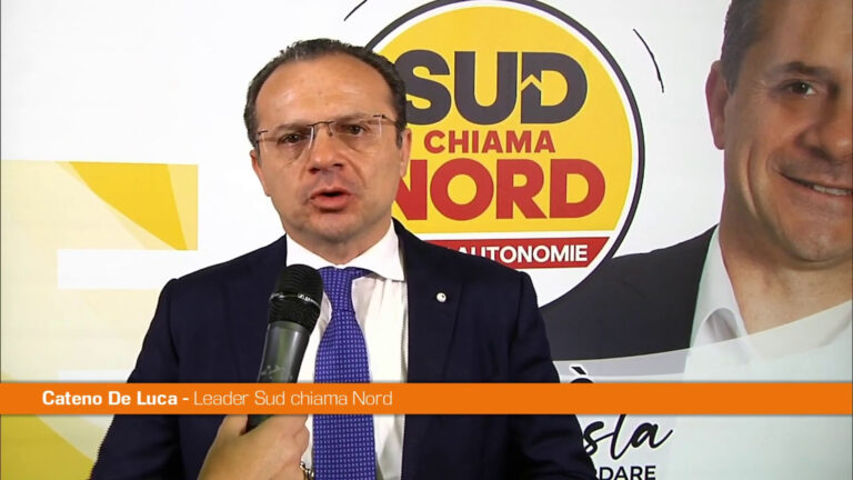 De Luca: “Appello ai movimenti civici per le Europee”