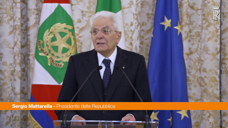 Mattarella: “Coesione tra nazioni è vocazione dell’Italia” Mattarella: “Coesione tra nazioni è vocazione dell’Italia”