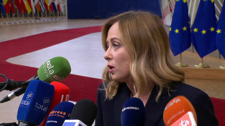 Ue, Meloni: “Von der Leyen bis? Il tema è per fare cosa”