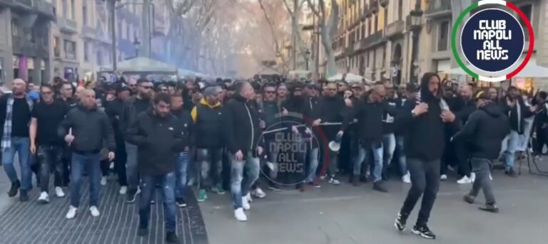 Champions League, 15 mila tifosi del Napoli invadono Barcellona
