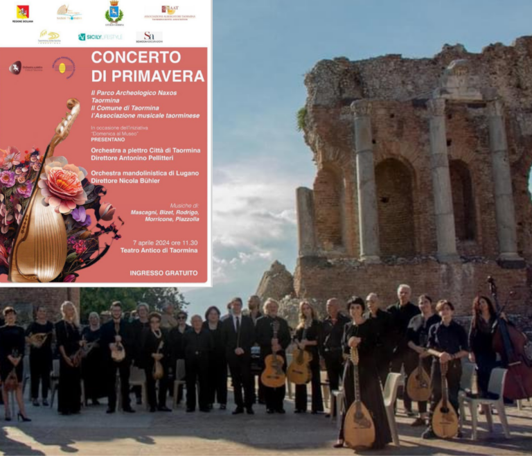 A Taormina il 7 aprile concerto dell’Orchestra a Plettro al Teatro Antico