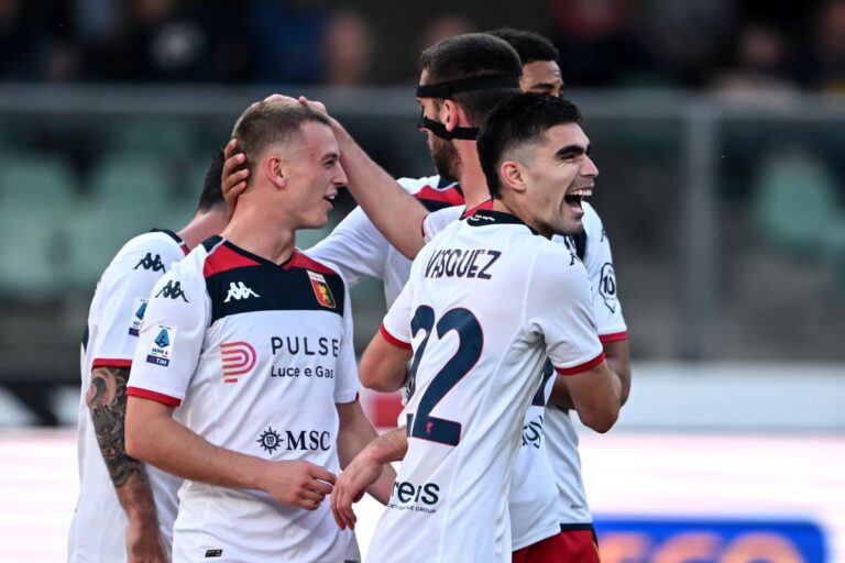 Il Genoa vince 2-1 in casa del Verona Il Genoa vince 2-1 in casa del Verona