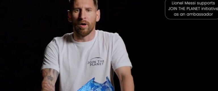 Messi si unisce a Join the Planet per ripulire i mari dalla plastica