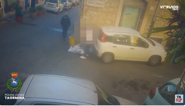 Taormina, lotta all’abbandono dei rifiuti: raffica di sanzioni. Le immagini (VIDEO)