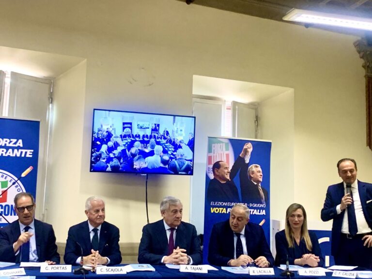 Ppe, Forza Italia sottoscrive un manifesto con le forze civiche moderate