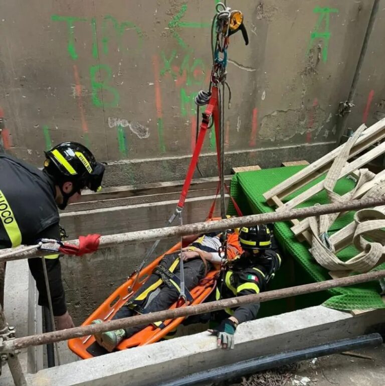 Milano, operaio cade in un cavedio da 10 metri di altezza. E’ grave