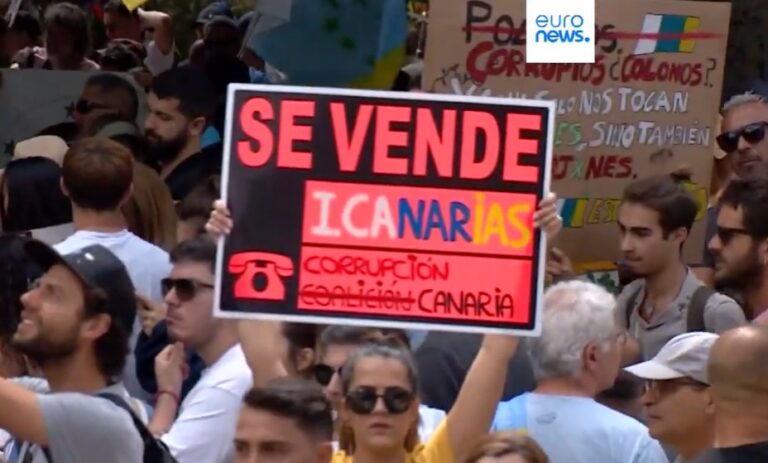 Canarie: proteste sulle isole contro il turismo di massa