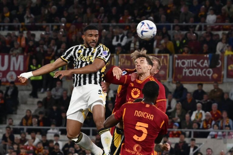 Bremer risponde a Lukaku, Roma-Juventus 1-1 Bremer risponde a Lukaku, Roma-Juventus 1-1