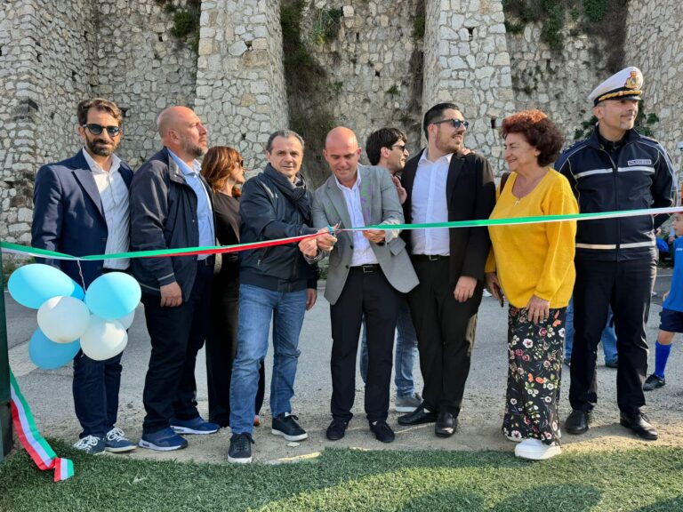 A Taormina inaugurato il campetto sotto lo stadio Bacigalupo