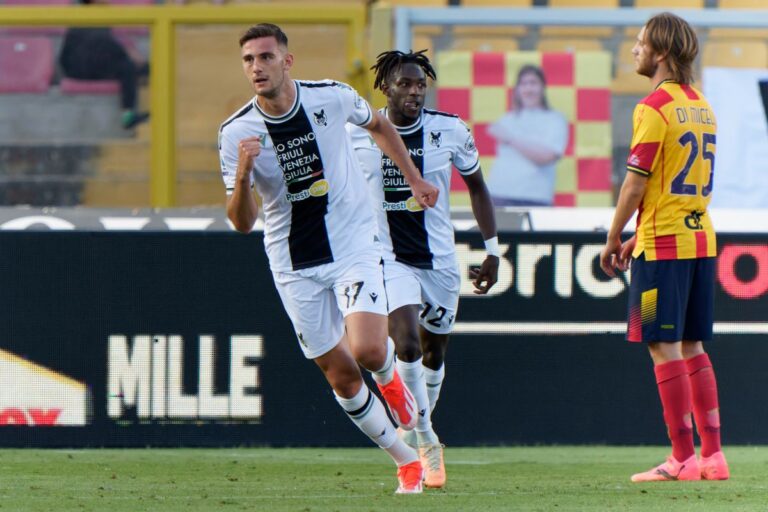 L’Udinese vince a Lecce, punti d’oro verso la salvezza