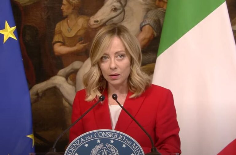 Meloni: “L’Europa deve diventare un gigante geopolitico”