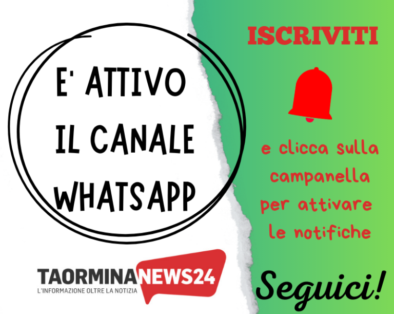 TaorminaNews24 sbarca su WhatsApp: ecco come iscriversi 