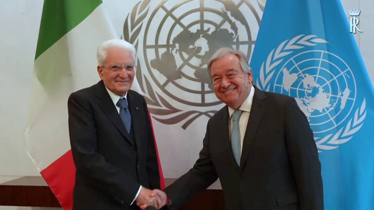 Mattarella: “Italia si fida delle Nazioni Unite”
