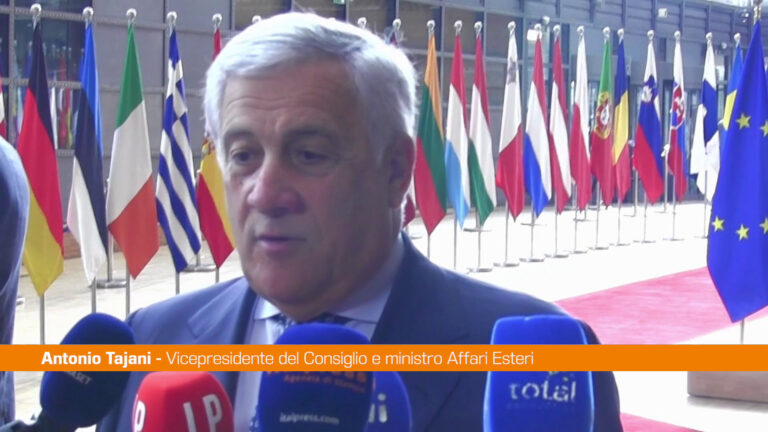 Tajani: “Armi italiane non si usano in Russia”