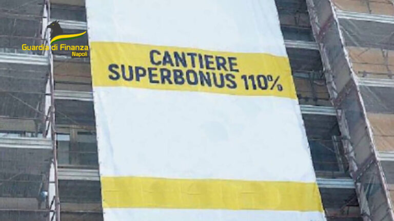 Bonus edilizi, sequestrati crediti per 93 mln