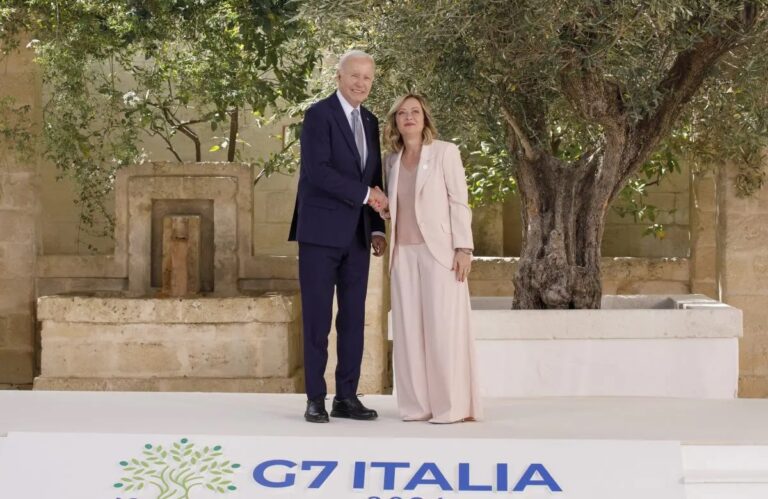 G7, bilaterale Meloni-Biden: “Impegno comune per pace in Medio Oriente” G7, bilaterale Meloni-Biden: “Impegno comune per pace in Medio Oriente”