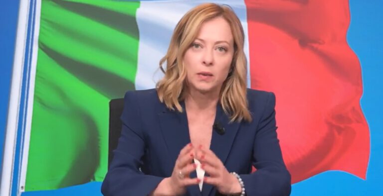 Meloni: “Ecco le bugie della sinistra sul mio governo”