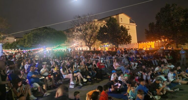 Italia-Svizzera, a Taormina torna il Villaggio Azzurro: pienone in Piazza Falcone-Borsellino
