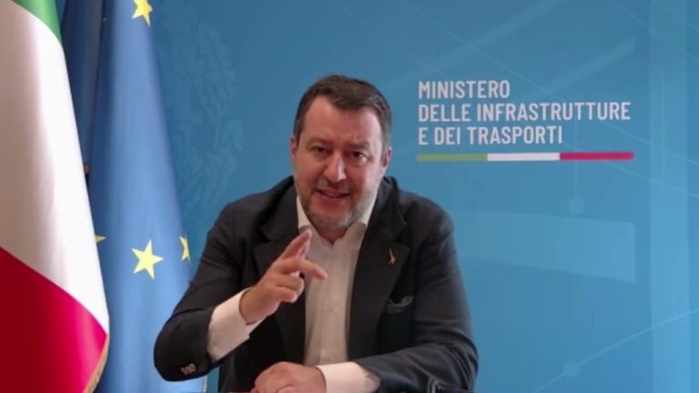 Salvini: “Ponte sullo Stretto opera che unisce”