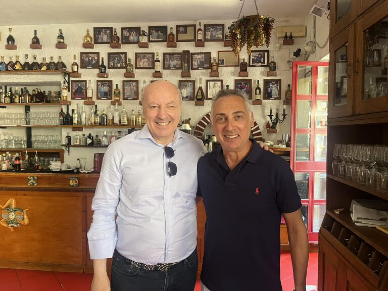 Marotta a Taormina al ristorante “La Botte”, Chemi: “Felici di averlo qui”