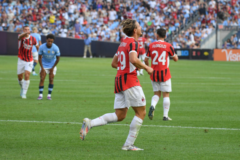 Milan-Manchester City 3-2, gol di Colombo e Nasti, Florenzi ko