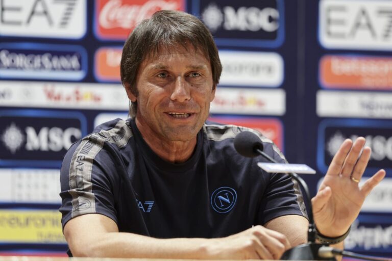 Conte: “Ancora qualche scoria, ma l’obiettivo del Napoli è l’Europa”