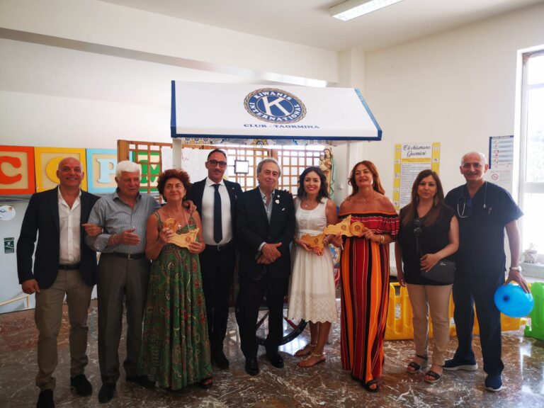 Il cuore del Kiwanis Taormina per i bambini dell’Ospedale San Vincenzo