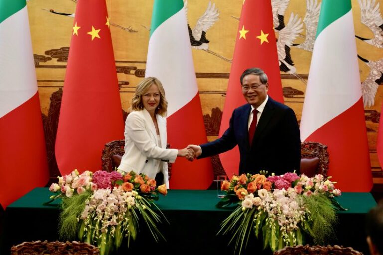 Meloni: “Italia e Cina hanno ancora molta strada da fare insieme”