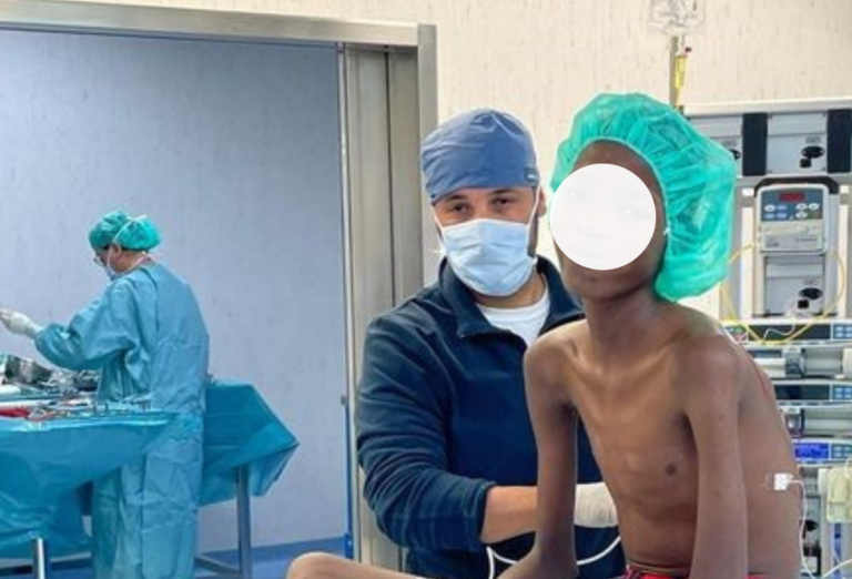 Dall’Africa a Taormina, Ccpm Taormina salva il piccolo Lasisi