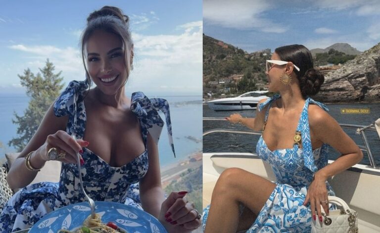 La modella e influencer Shanice Messina in vacanza a Taormina: “Un luogo meraviglioso”