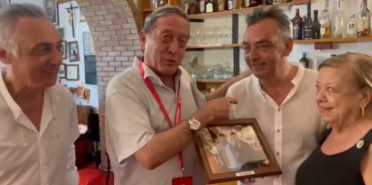 L’attore Tony Sperandeo a Taormina: “Noi siciliani siamo i migliori di tutti” (VIDEO)