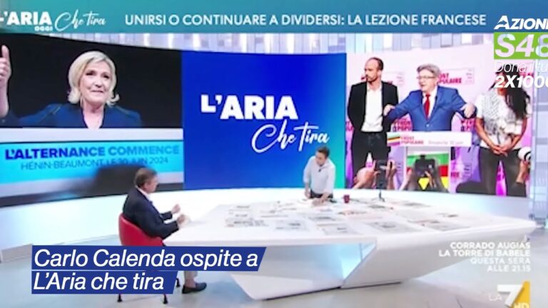 Calenda: “Unirsi o continuare a dividersi”