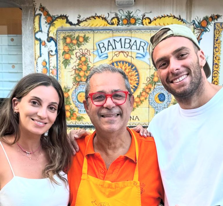 Relax a Taormina per gli olimpionici Gregorio Paltrinieri e Rossella Fiamingo