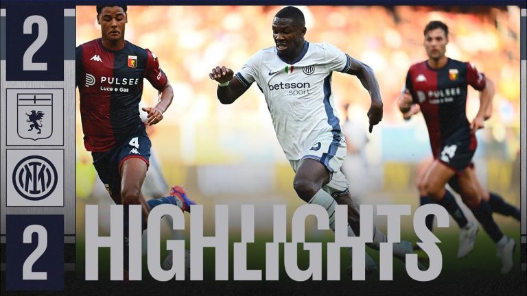 Genoa-Inter 2-2, highlights e gol