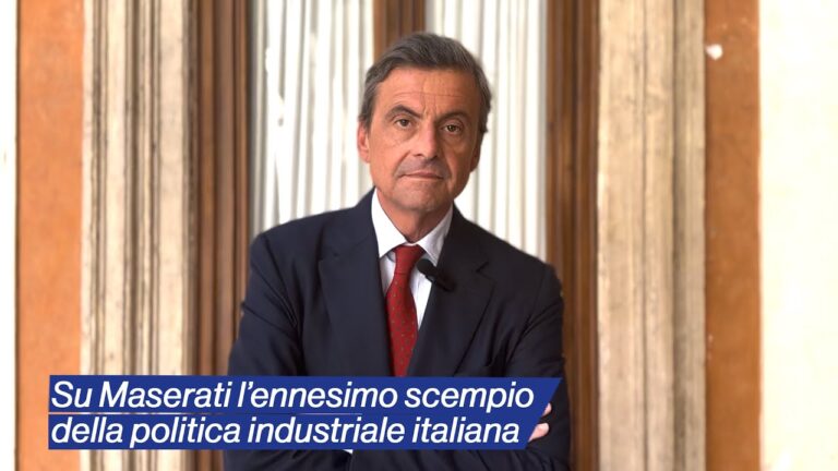 Calenda: “Su Maserati ennesimo scempio dell’industria italiana”