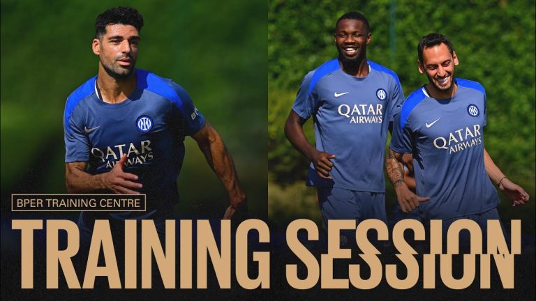 L’Inter verso il Lecce: l’allenamento