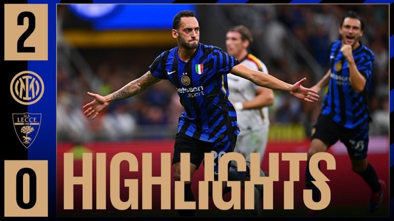 Inter-Lecce 2-0, highlights e gol