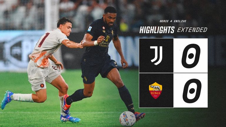 Juventus-Roma 0-0, highlights