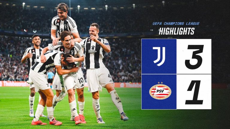 Juve-Psv 3-1, highlights e gol Juve-Psv 3-1, highlights e gol
