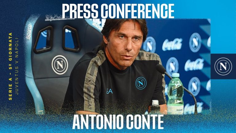 Juve-Napoli, Conte presenta il match