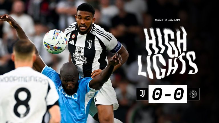 Juventus-Napoli 0-0, highlights