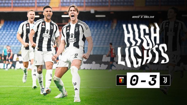 Genoa-Juve 0-3, highlights e gol