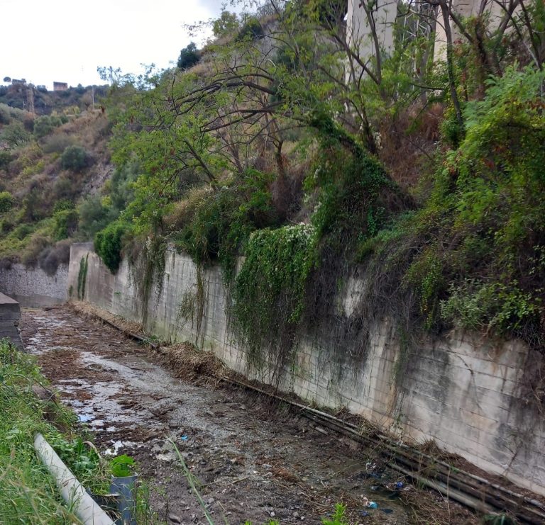 Emergenza torrenti, a Taormina ripulito il Sirina