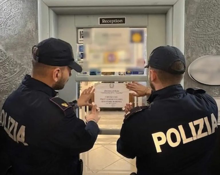 A Roma sospesa per 5 giorni la licenza di tre strutture ricettive