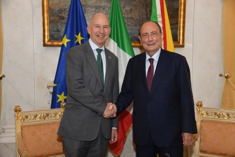 Schifani riceve ambasciatore Usa: “Presto in America con imprenditori Siciliani”