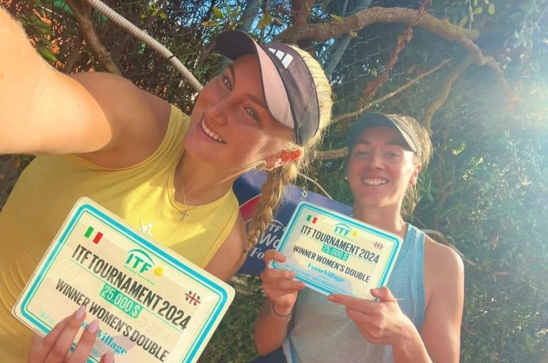La tennista taorminese Miriana Tona trionfa in doppio all’Itf W35 Pula